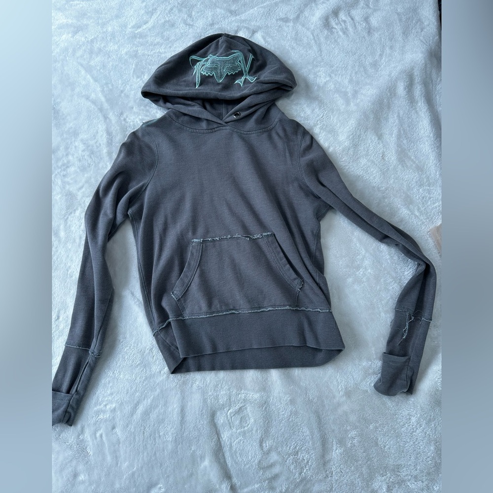 Gray Hoodie with Front Pocket